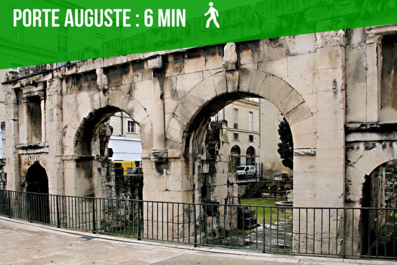 La Balade Nimoise Center Car Park Ac Apartman Nîmes Kültér fotó