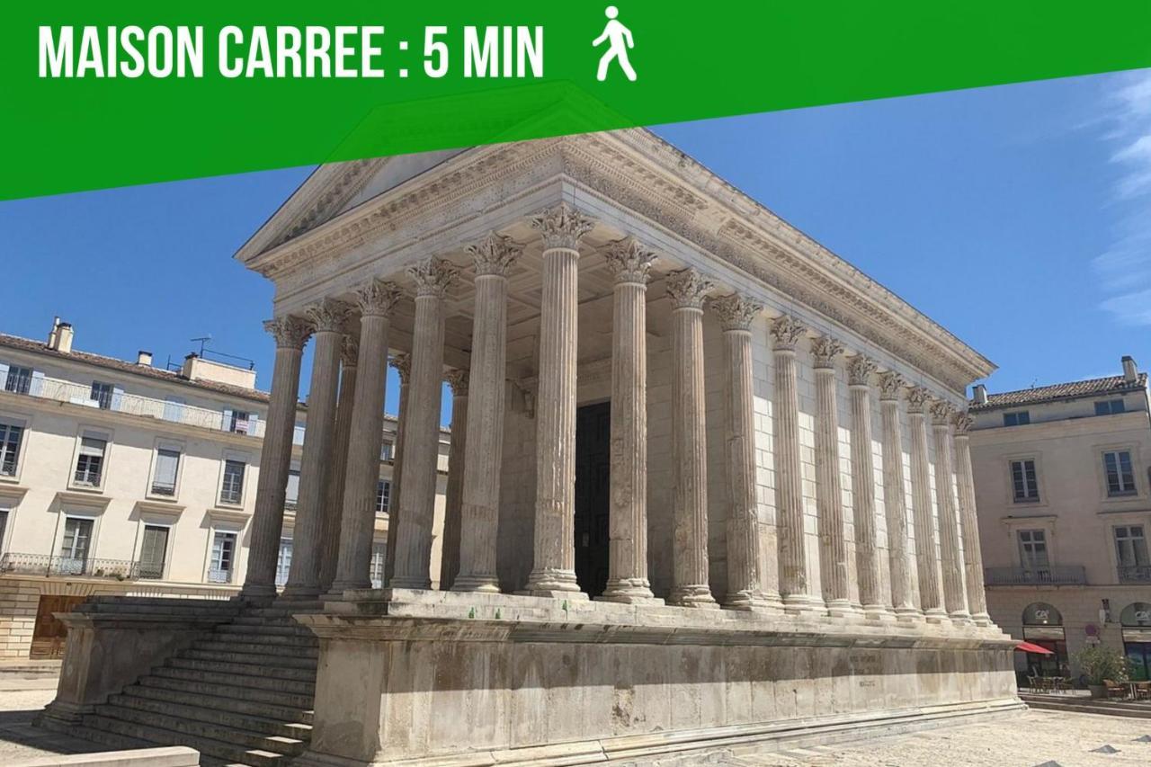La Balade Nimoise Center Car Park Ac Apartman Nîmes Kültér fotó